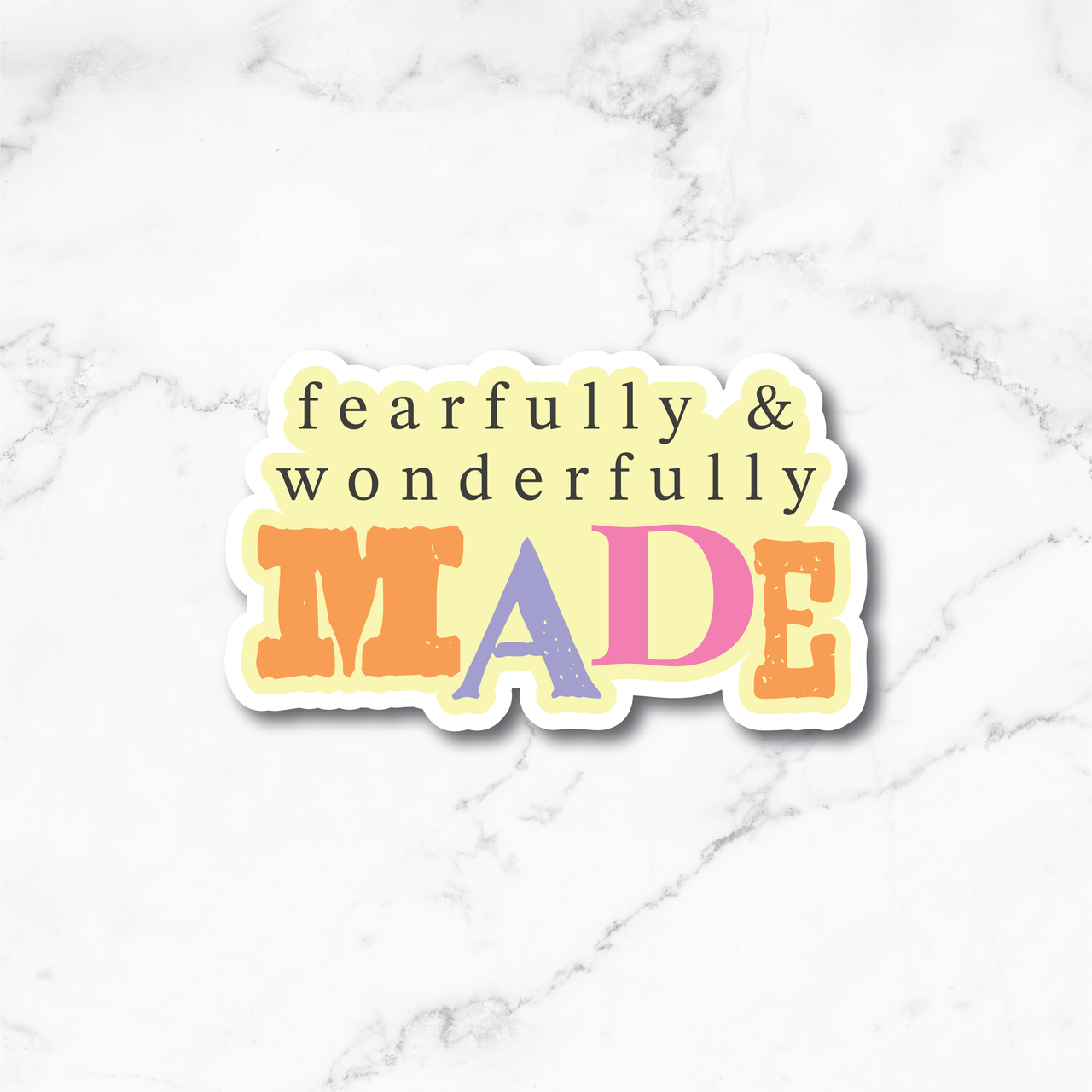Wonderfully Made Sticker