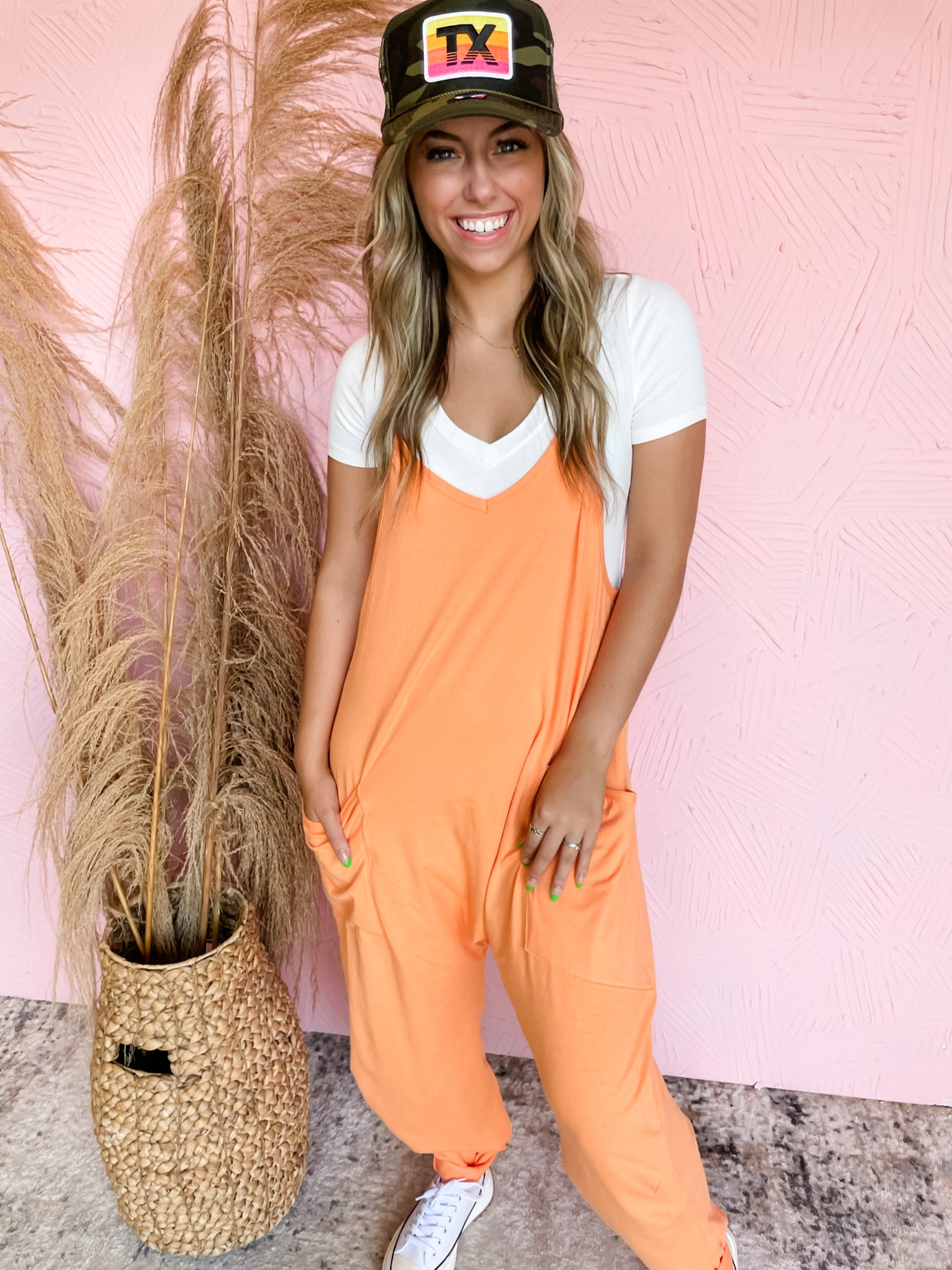 Tasty Tangerines Slouchy Soft Jumpsuit