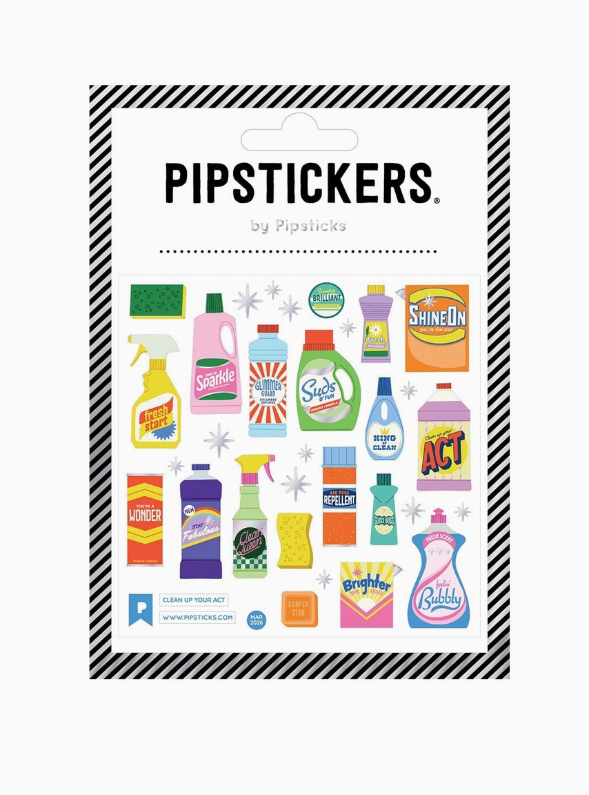 Clean Up Your Act Stickers