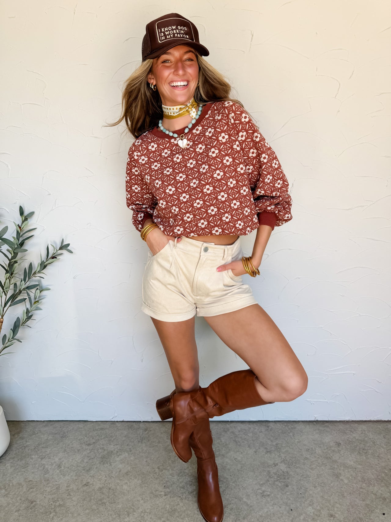 Crazy Love Printed Sweater