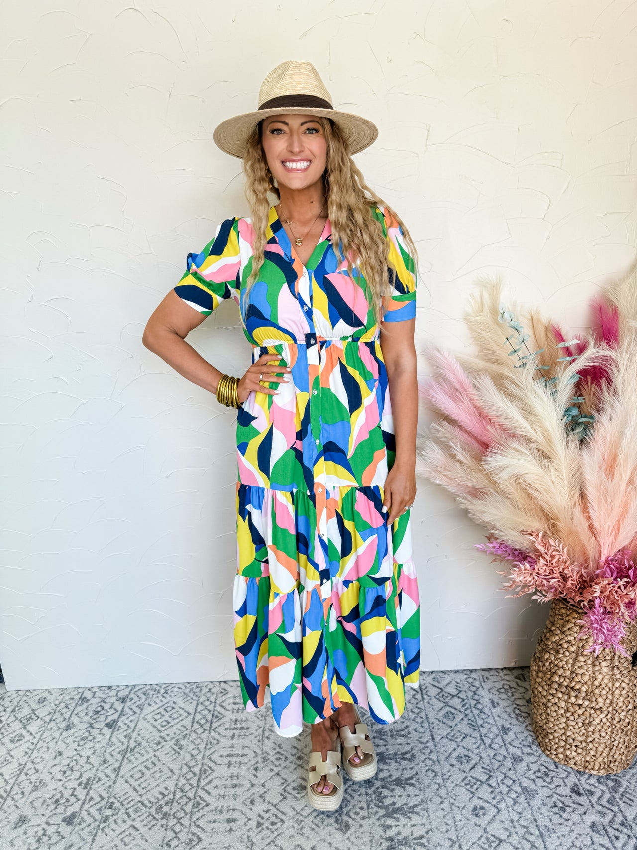 Once In A Blue Moon Tiered Maxi Dress