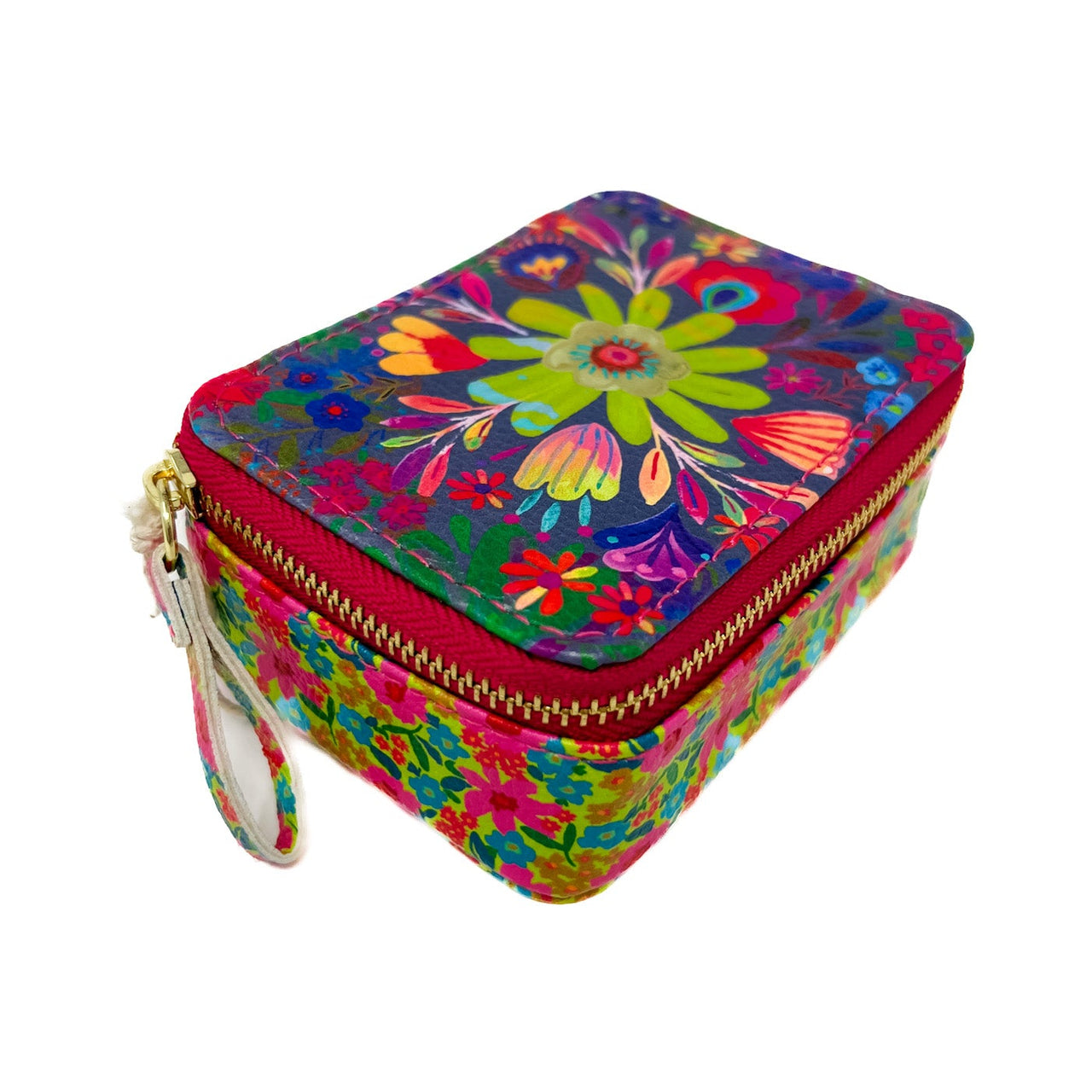 Getaway Daily Pill Case- Pink Neon Green