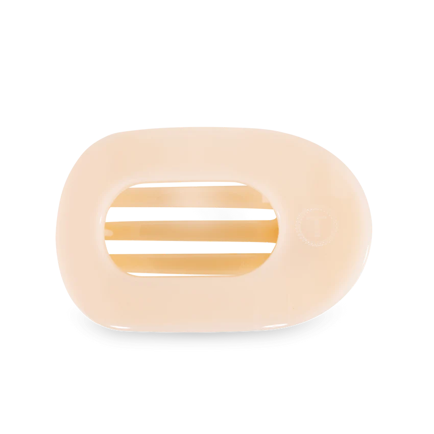 Almond Beige Round Clip- Large