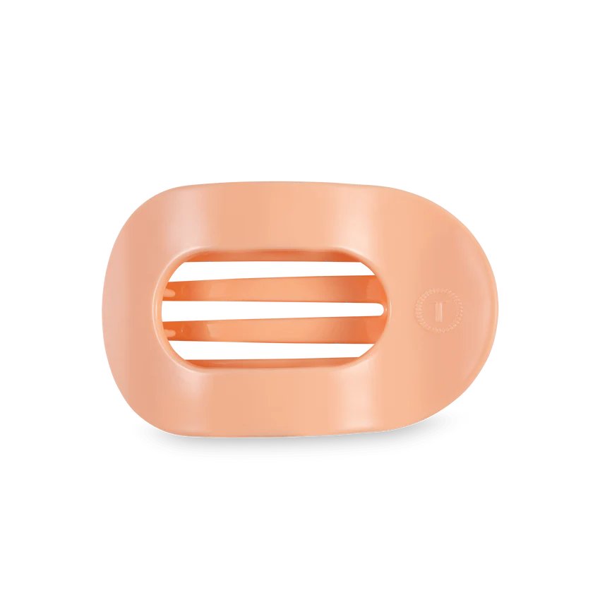 Peach Fuzz Round Clip- Medium