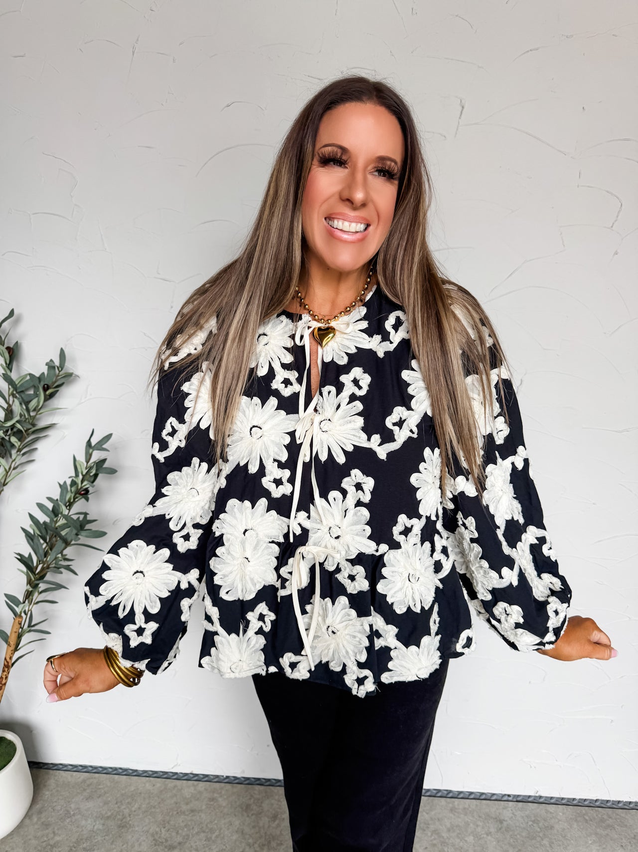 Nothing But The Truth Floral Top