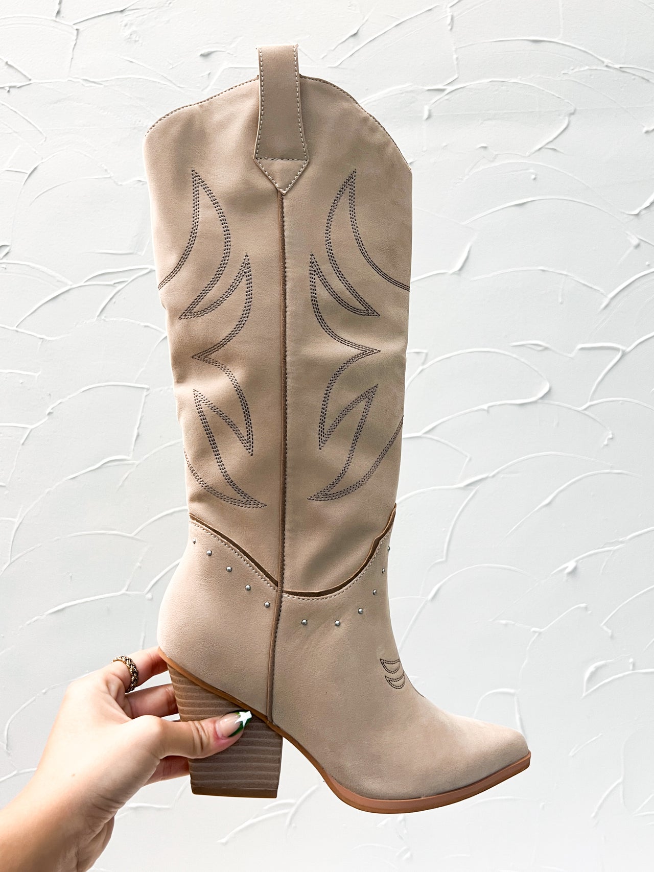 Ashton Taupe Western Boot