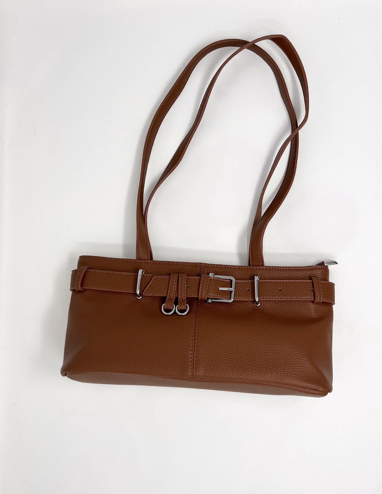 Erin Leather Handbag- Brown