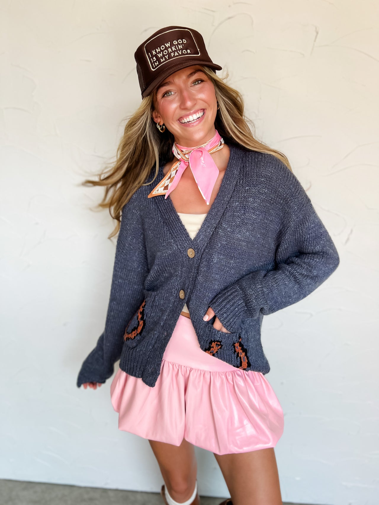 Graceful Beauty Front Pocket Cardigan