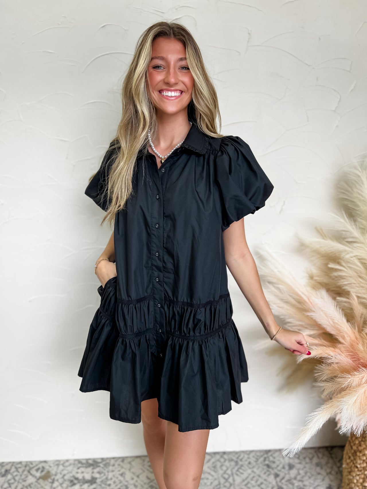 Beautiful Life Puff Sleeve Dress