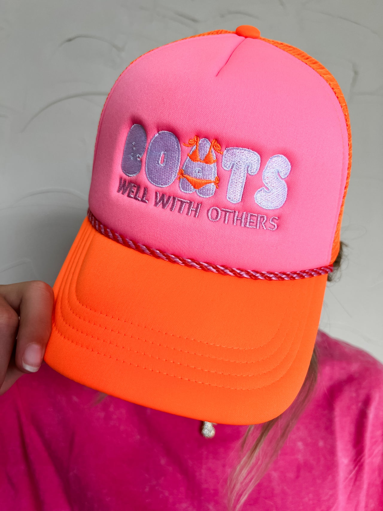 Boats Well With Others Foam Trucker Hat