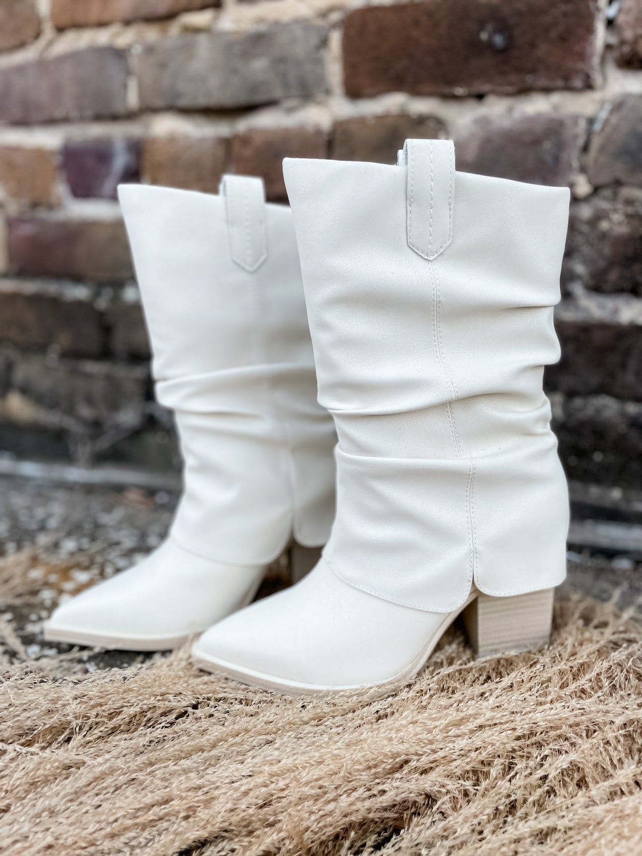 West Ruched Western Boot