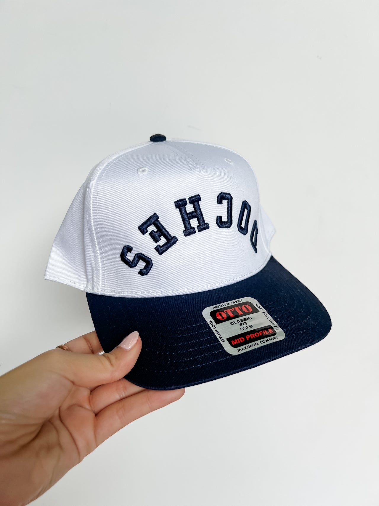 Upside Doches Cap- White