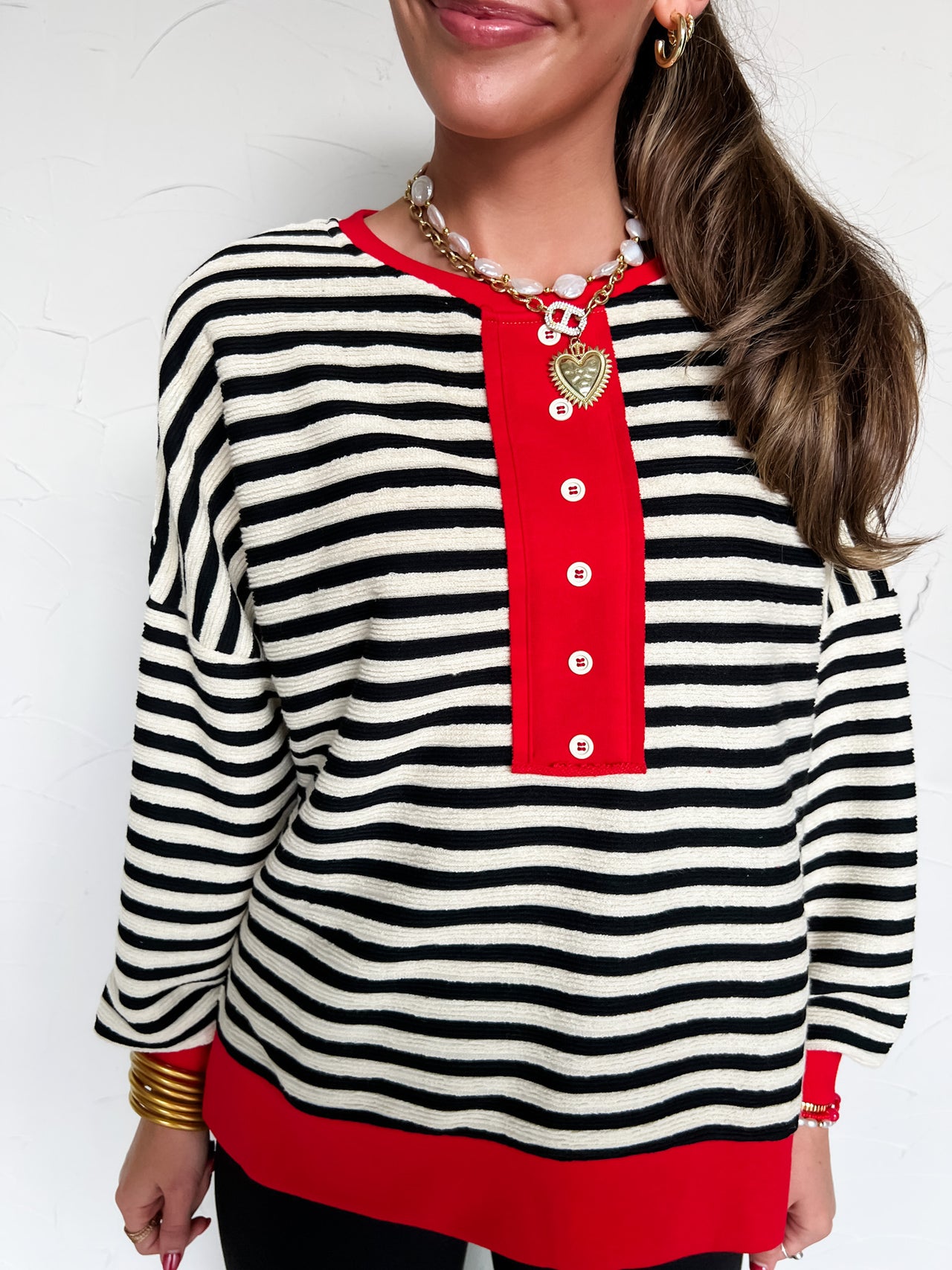 Take A Moment Black & Cherry Top