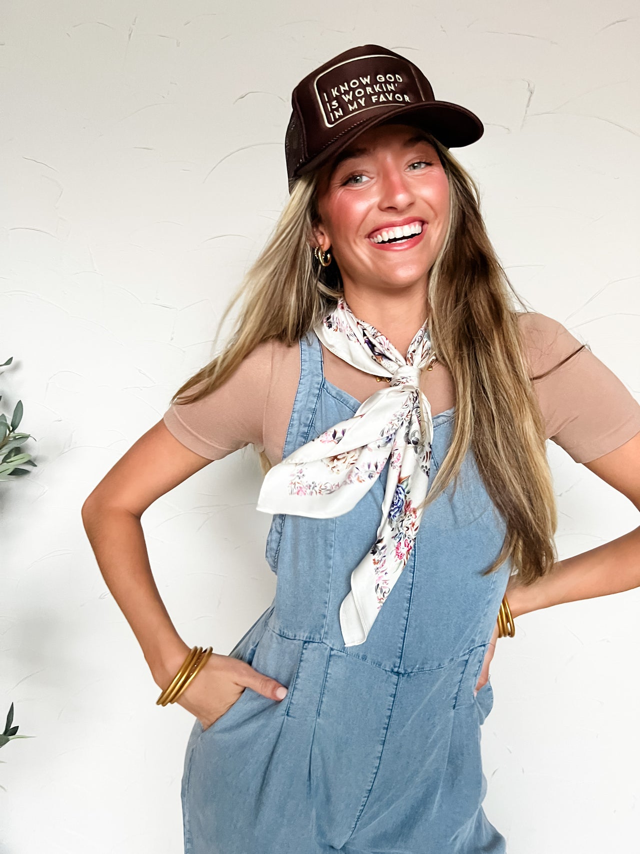 Homegrown Babe Tencel Denim Wide Leg Jumpsuit