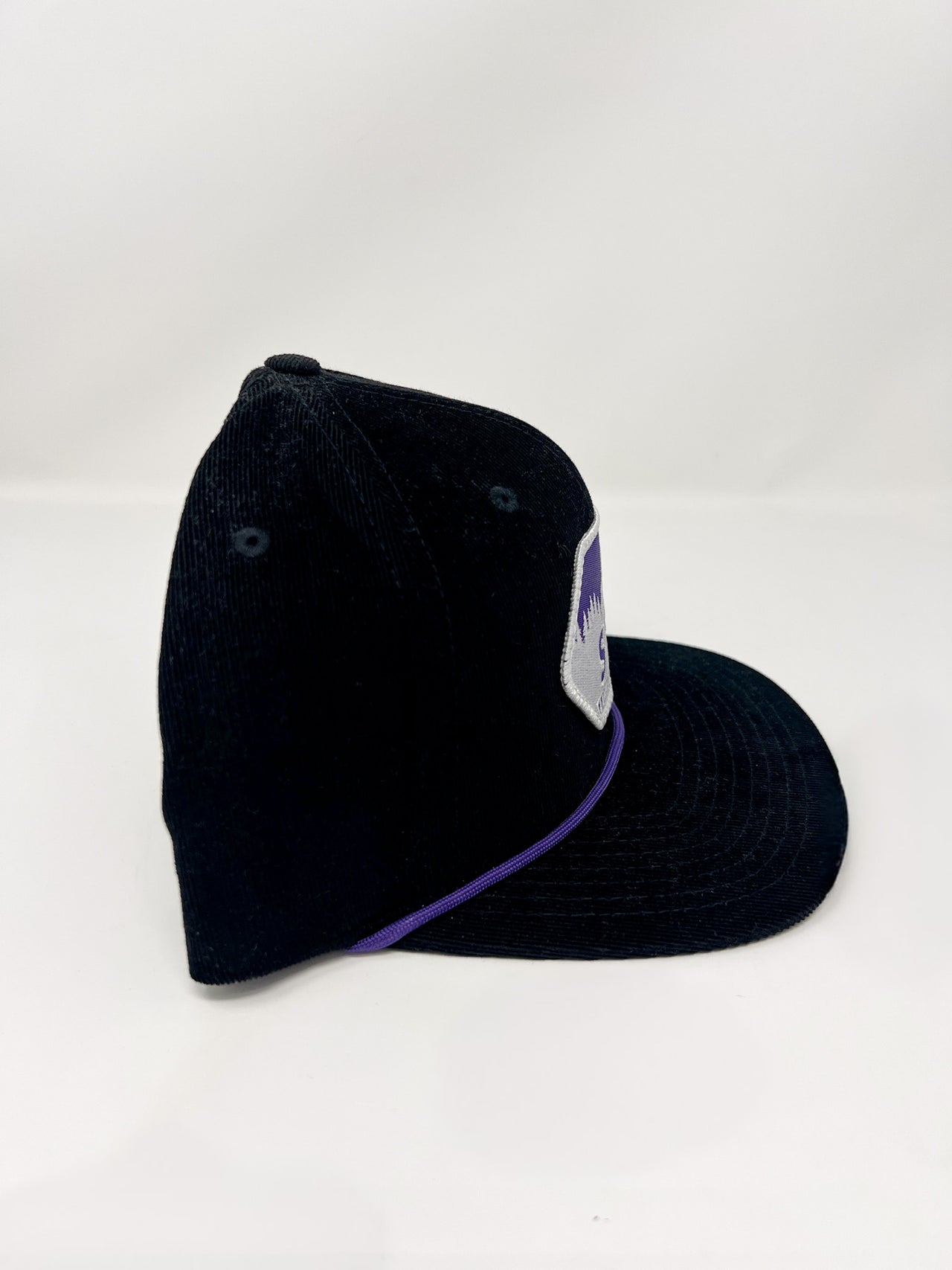 SFA Lumberjacks Surfin' Steve Patch Flat Bill Hat- Black