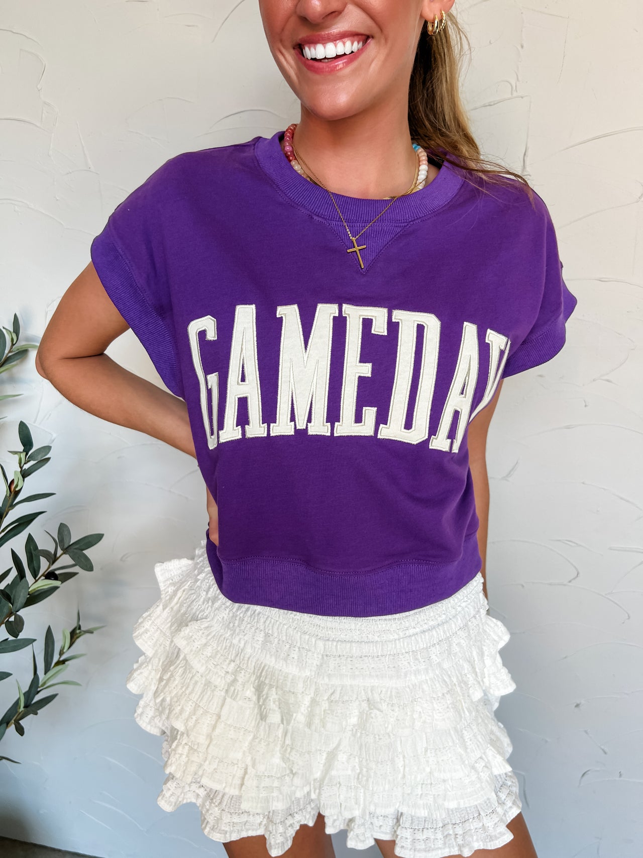 Ease Your Mind Boxy Cropped Top