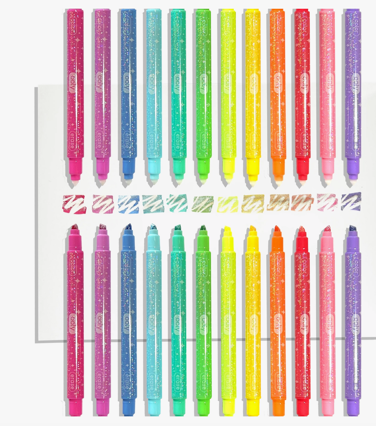 Make No Mistake!: Glittery Erasable Markers (Set of 12)