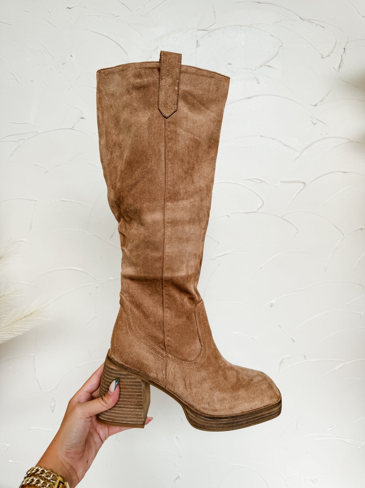 Rio Boots-  Tan Suede