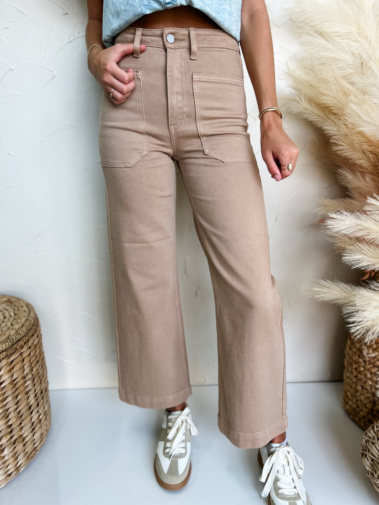 Be Mindful Utility Pant- Latte