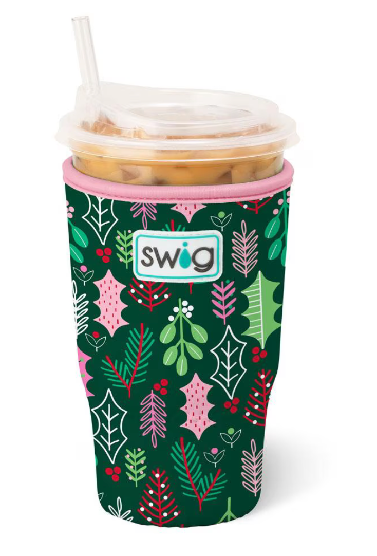 Merry Mistletoe Iced Cup Coolie (Large)