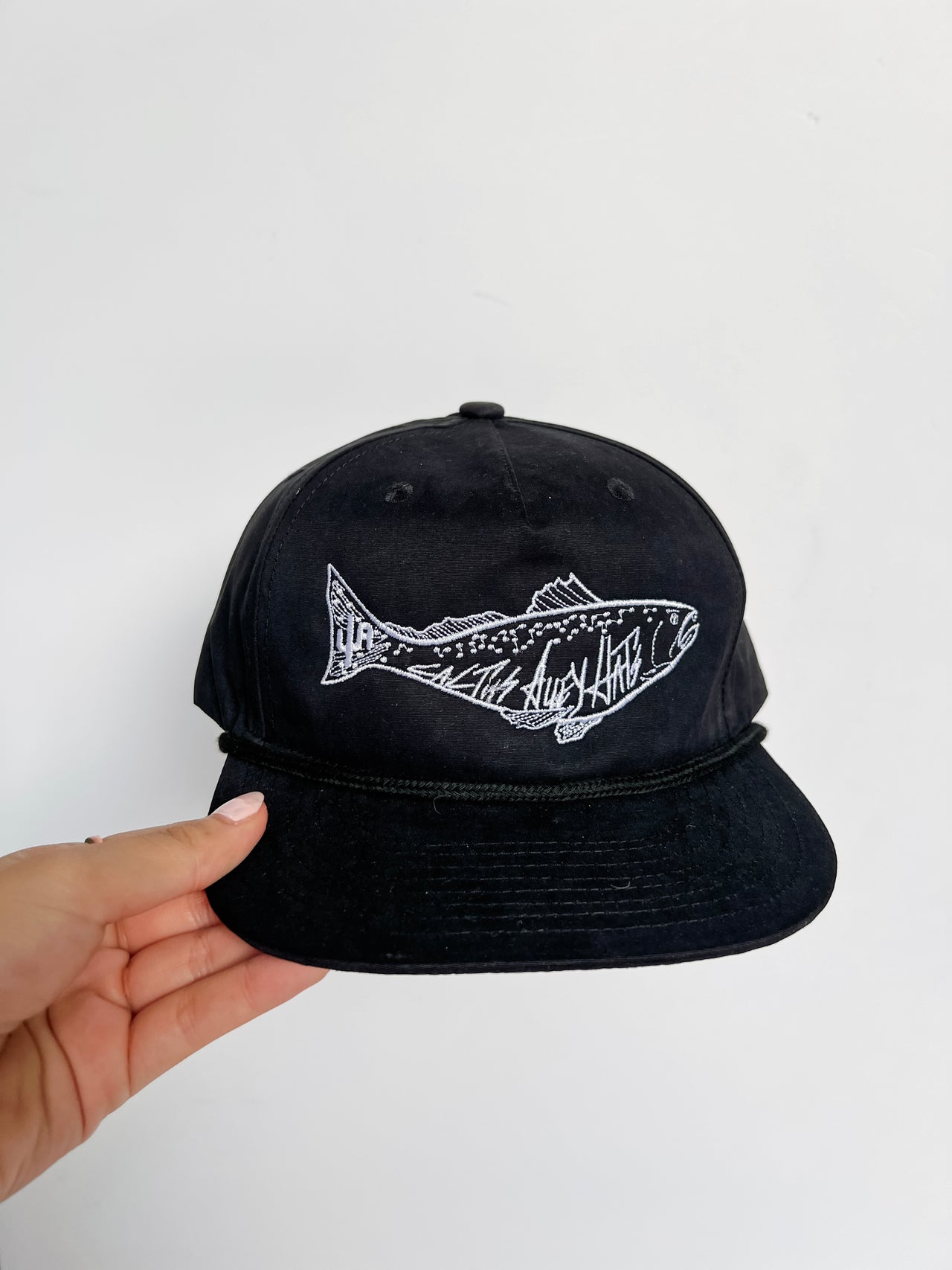 Saltwater Hat- Black/ Black