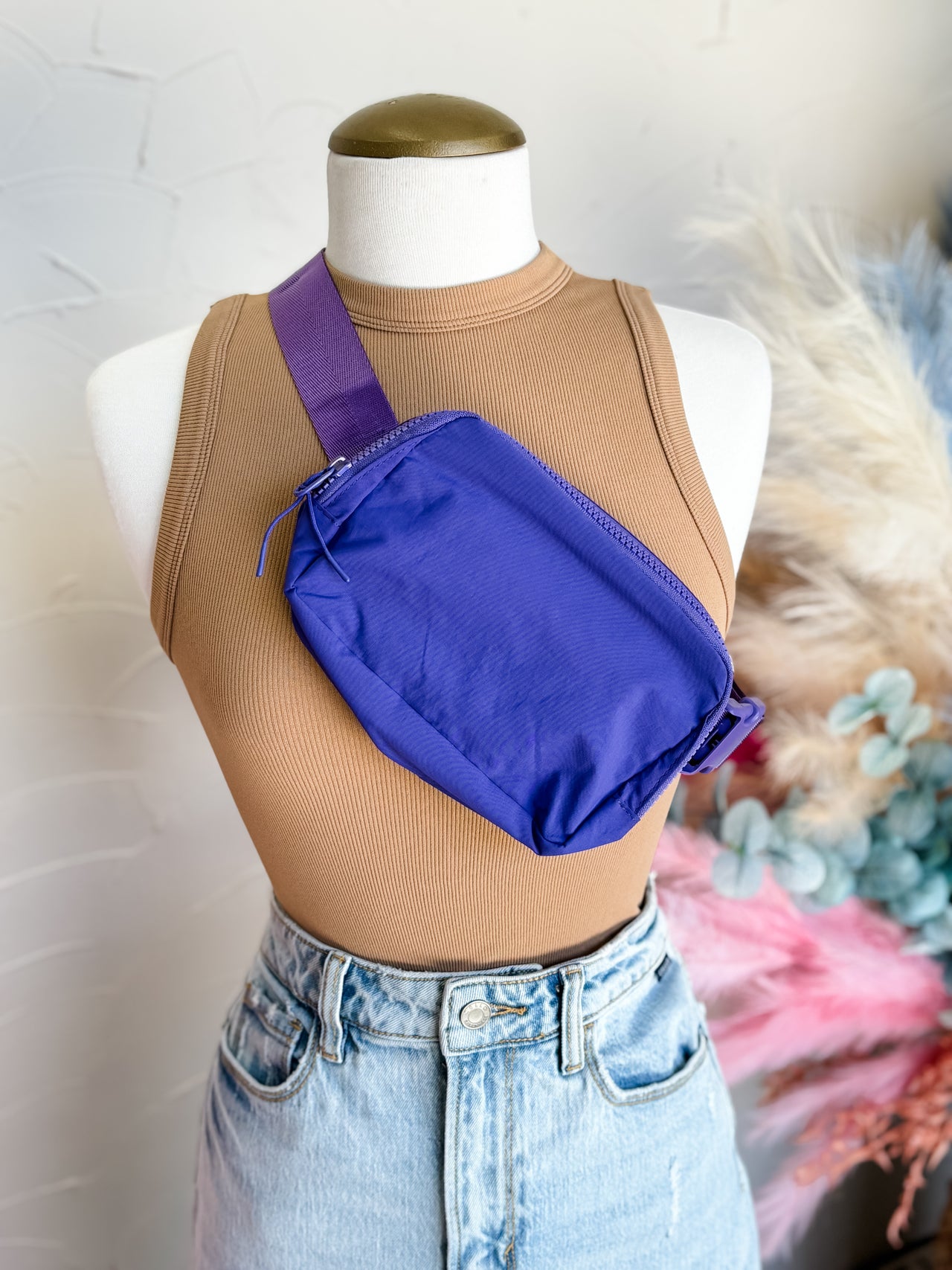 Basic Belt Bag- Purple