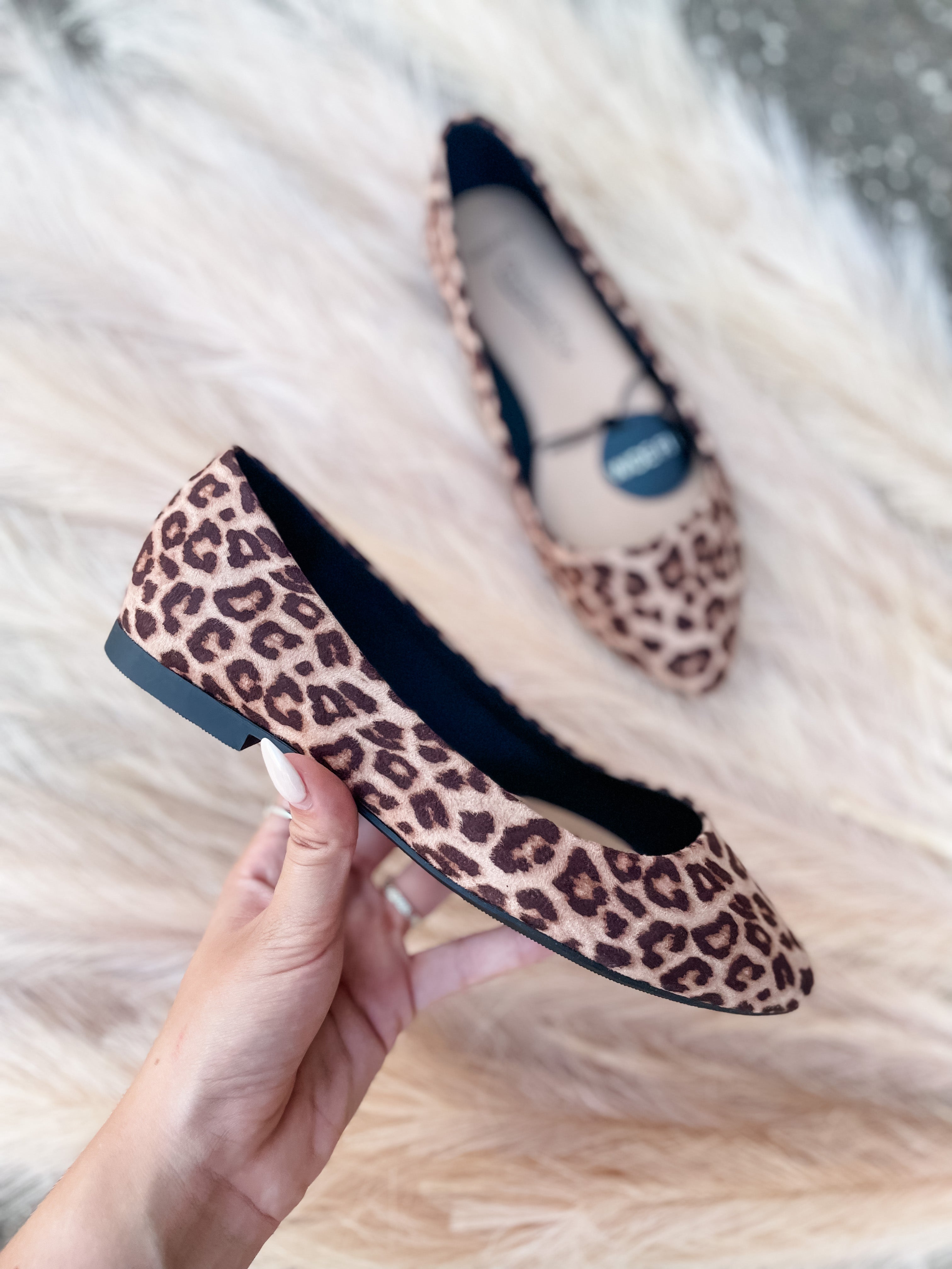 Flat best sale leopard mules