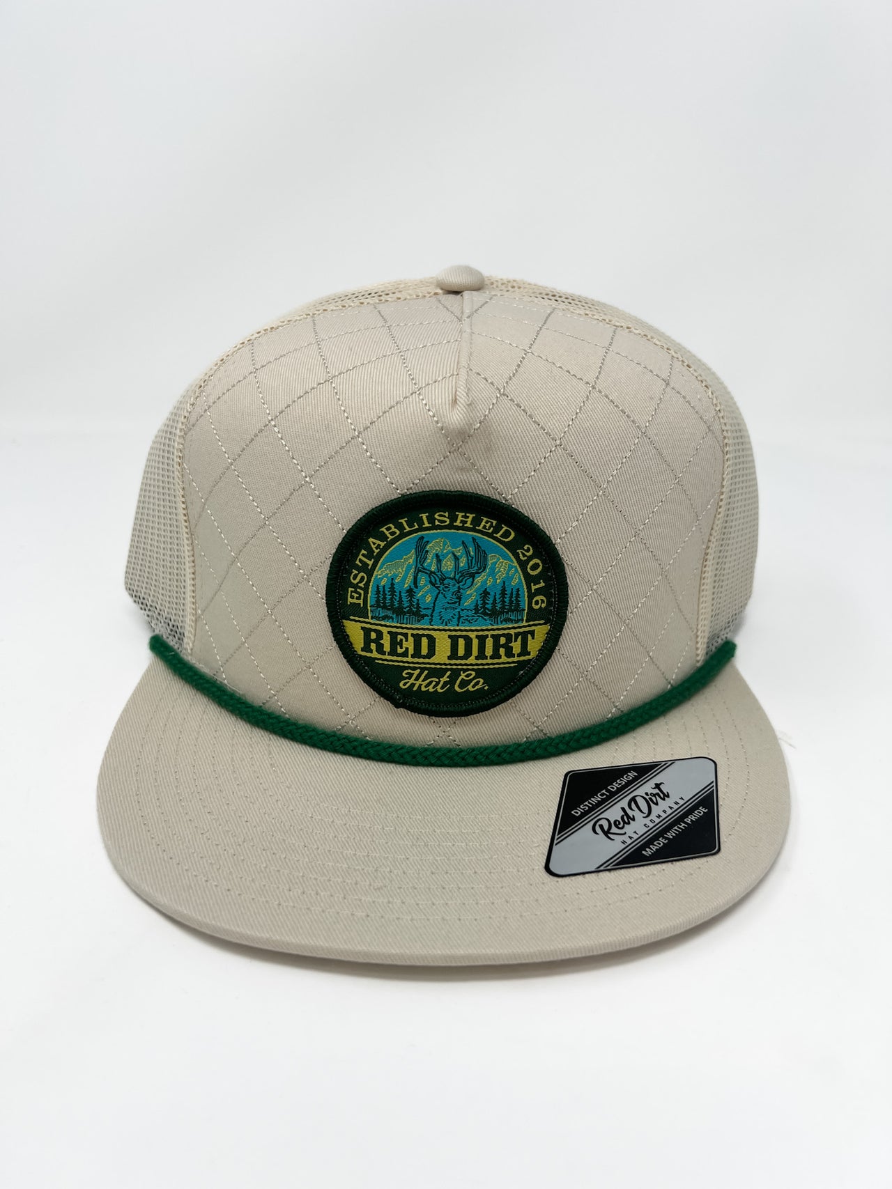 The Rack Hat- Pleated Khaki