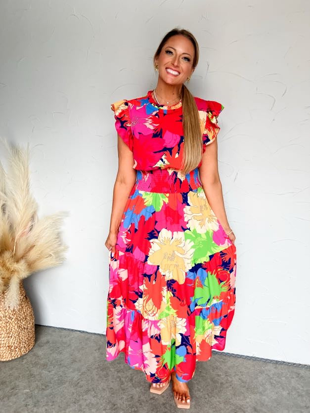 Higher Standards Floral Maxi Dress