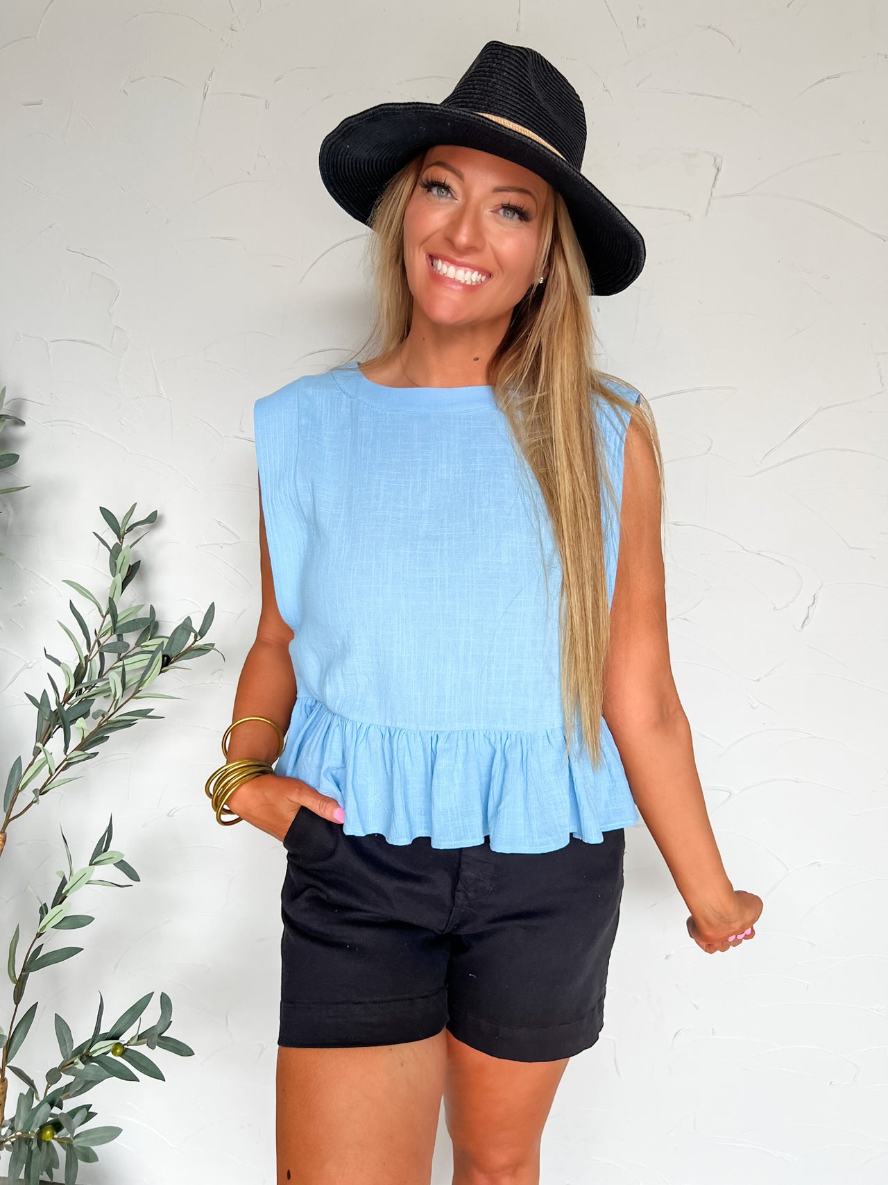 Delightful Touch Babydoll Tank Top