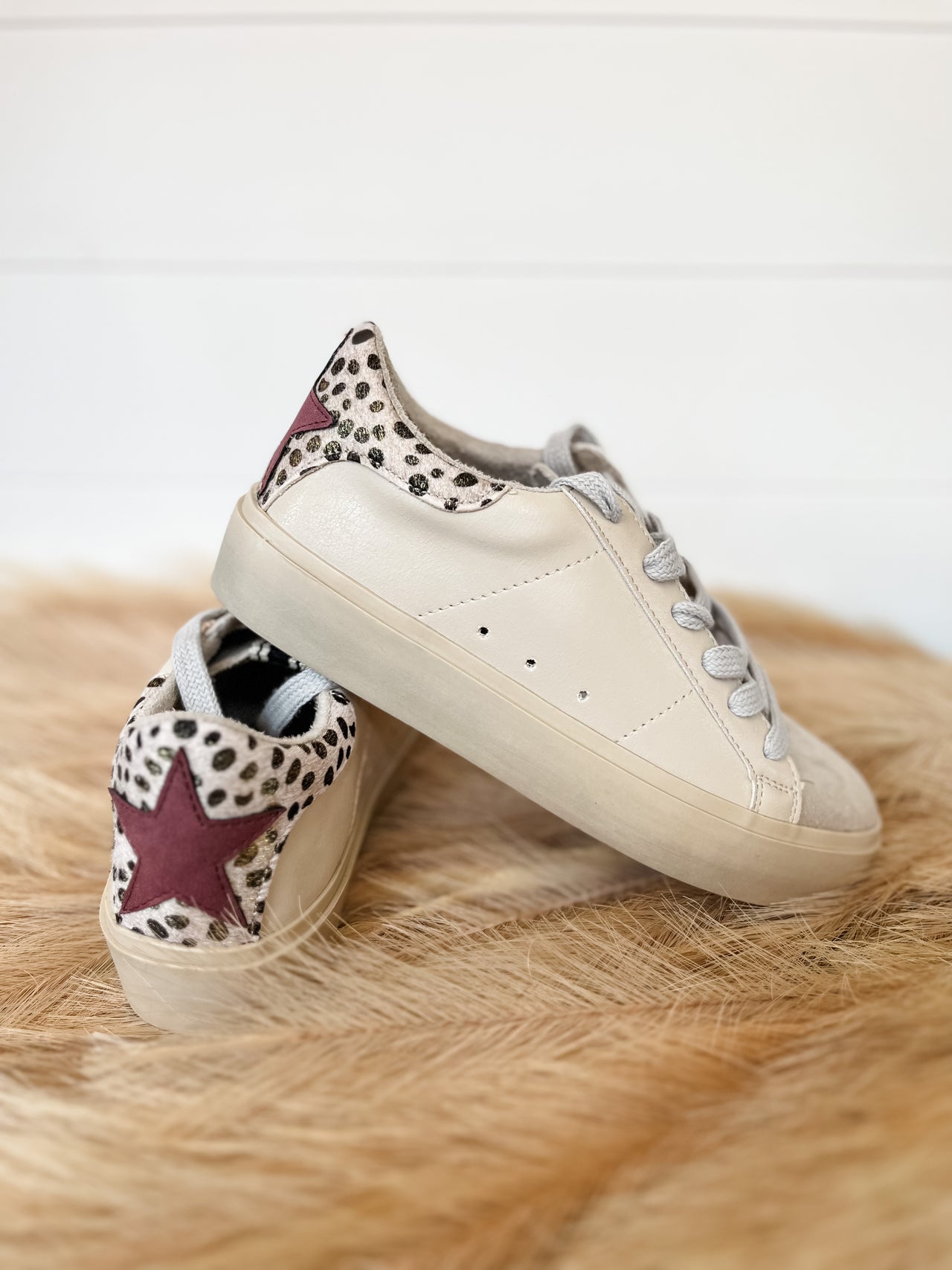 Sienna Sneakers- Gold Cheetah