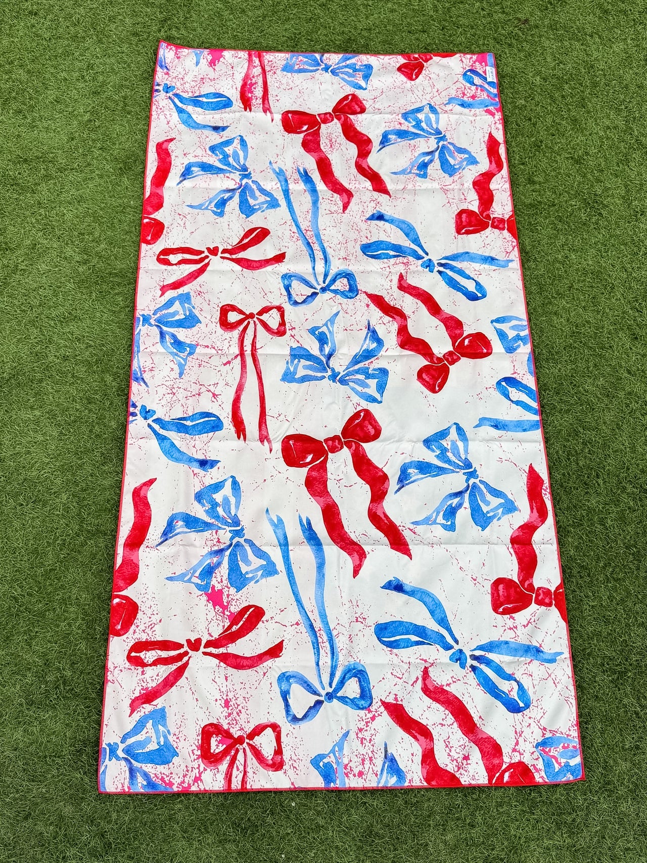 USA Flag/Bows Quick Dry Towel