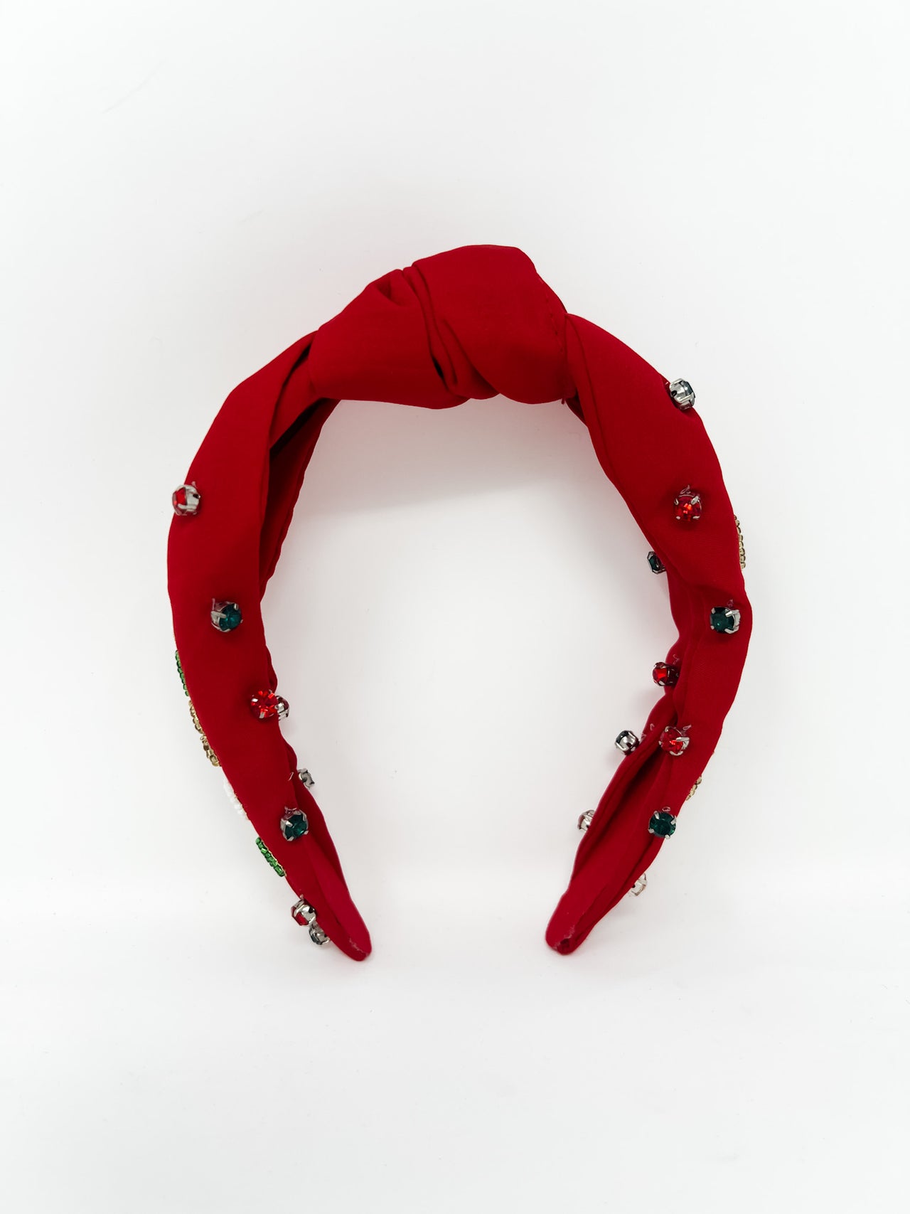 Merry Christmas Holiday Bead Headband