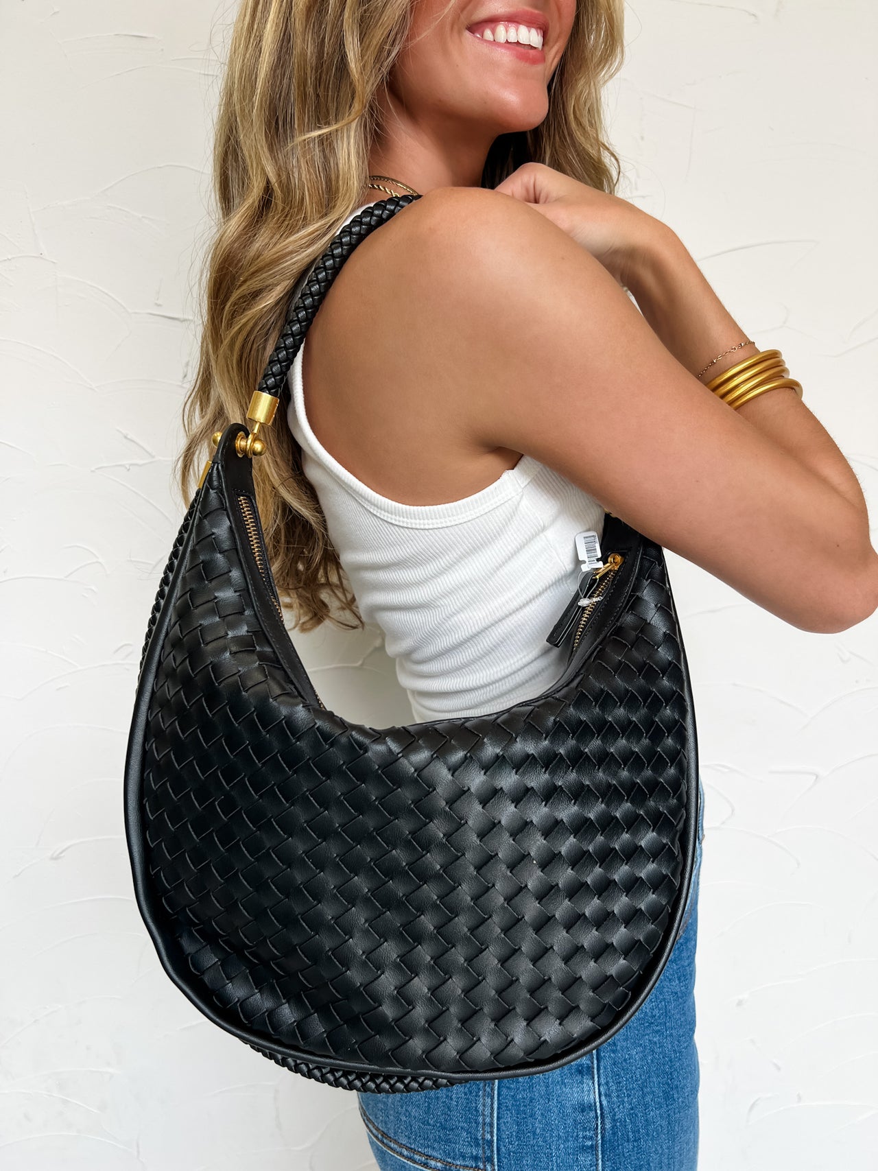 Kelsey Black Shoulder Bag
