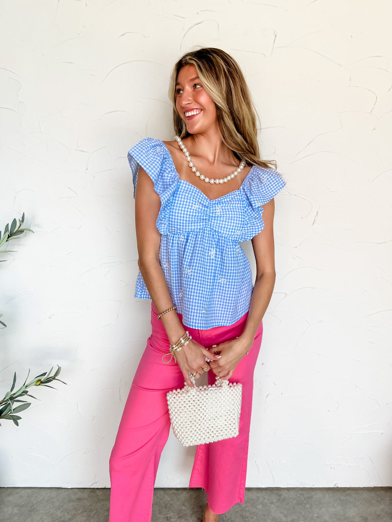 Forever Vibes Ruffle Sleeve Top