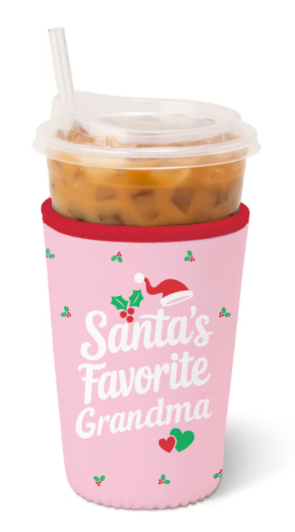 Santa's Favorite Grandma Iced Cip Coolie(Medium)