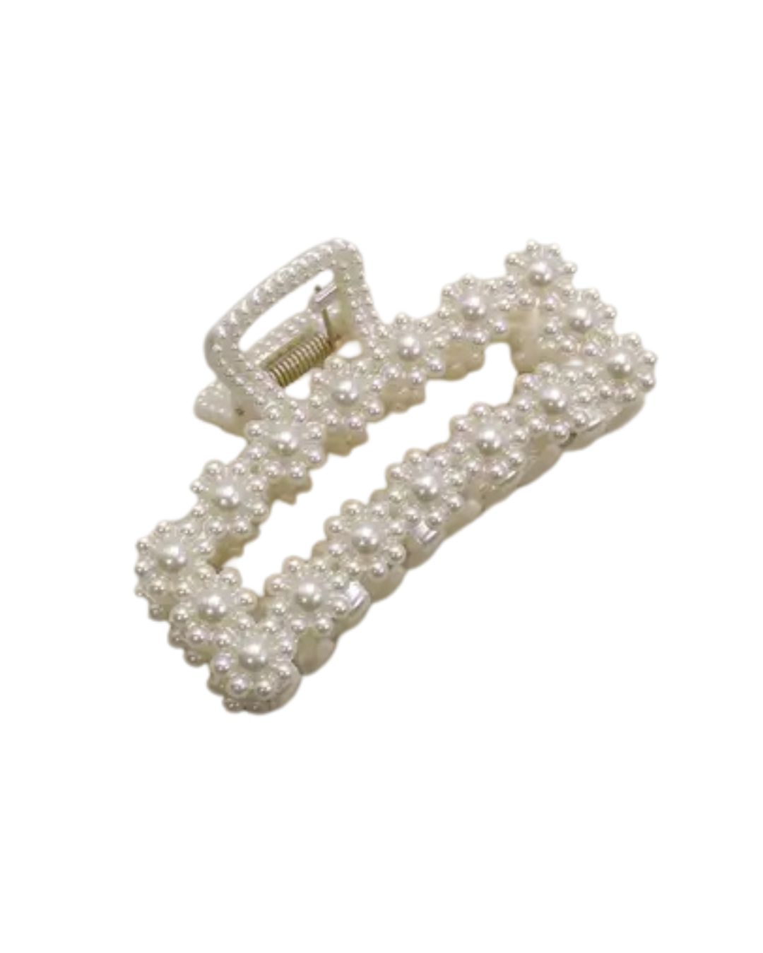 Pearl Hair Claw Clip- Flower