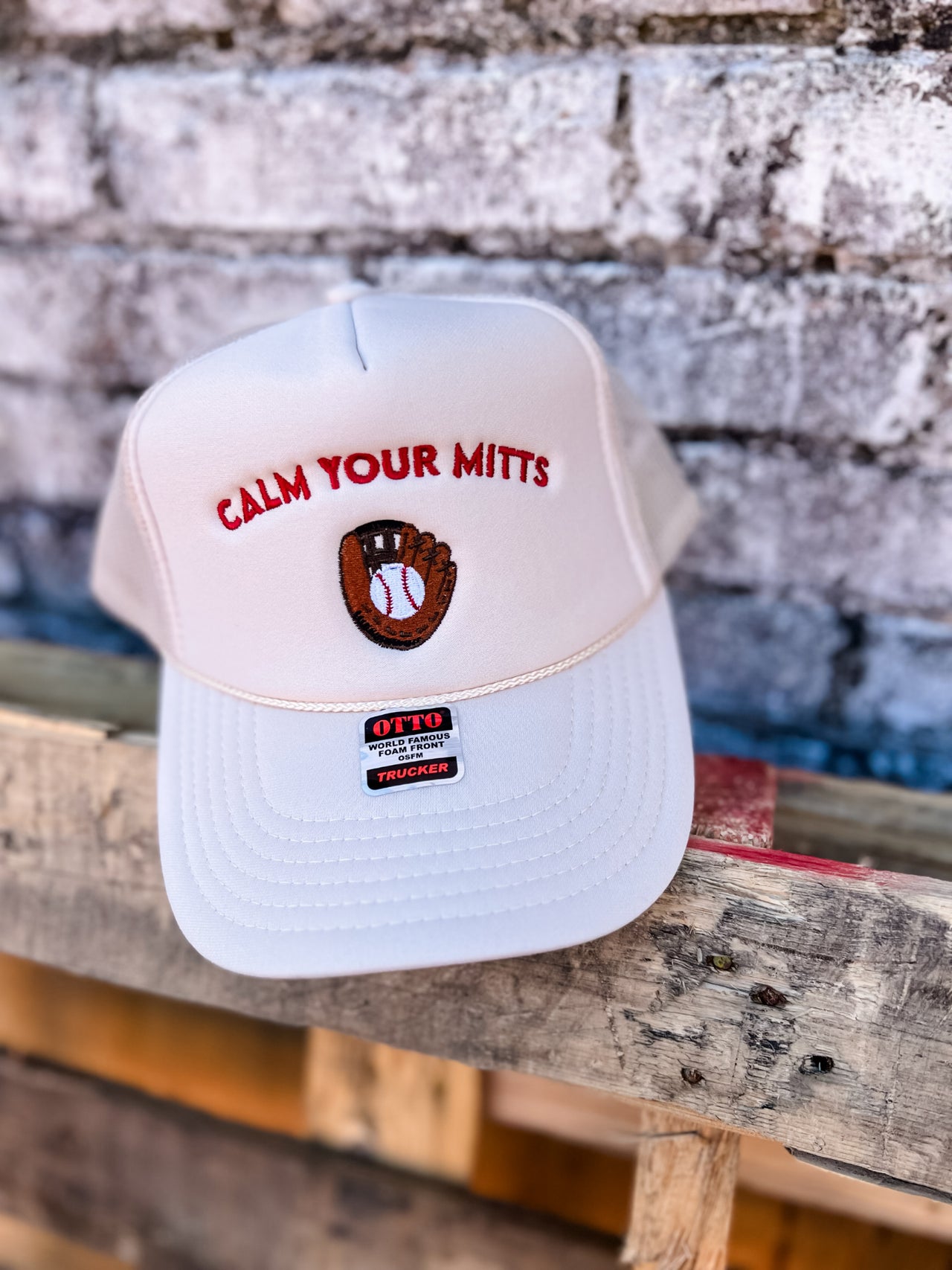 Calm Your Mitts Foam Hat