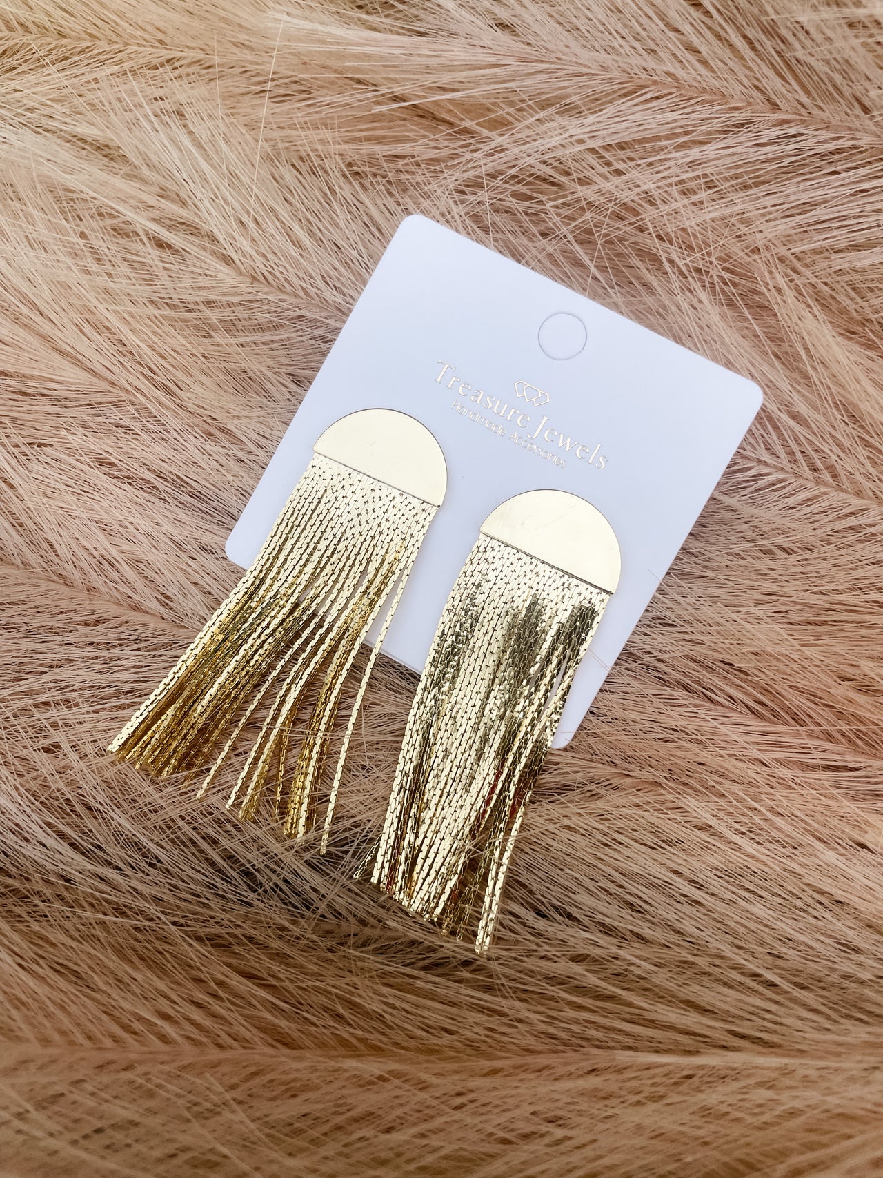 Jelly Gold Dangle Earrings