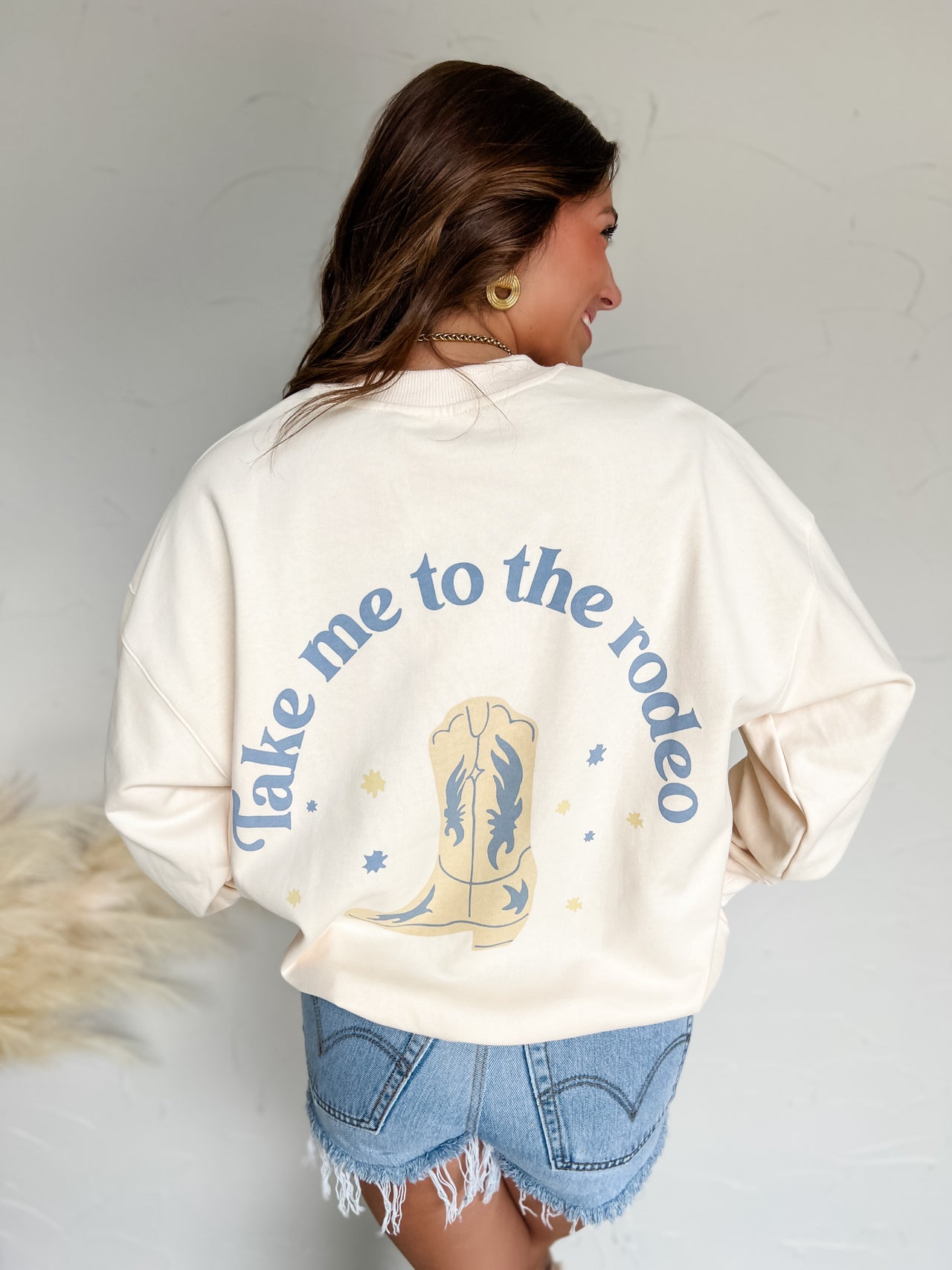 Take me to the Rodeo Oversized Sweatshirt