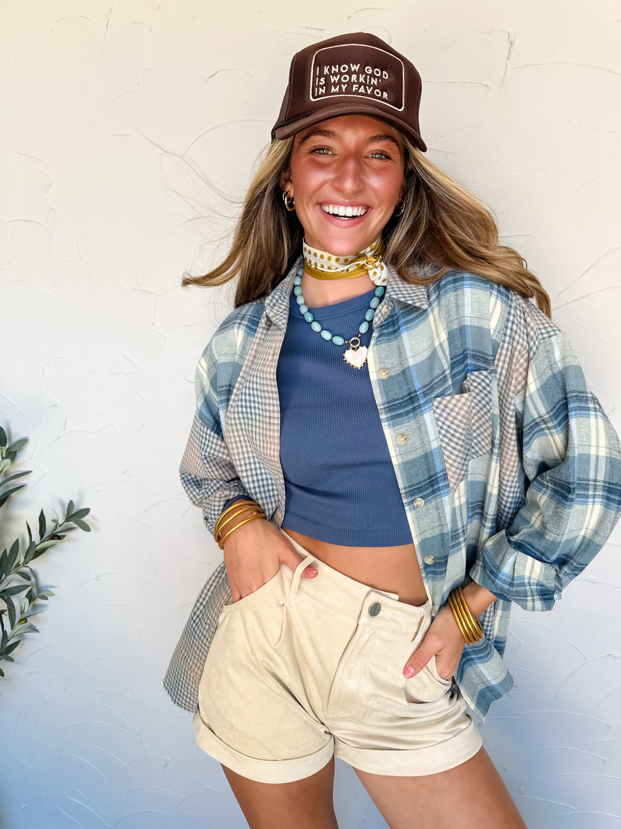 It's A Surprise Plaid Flannel