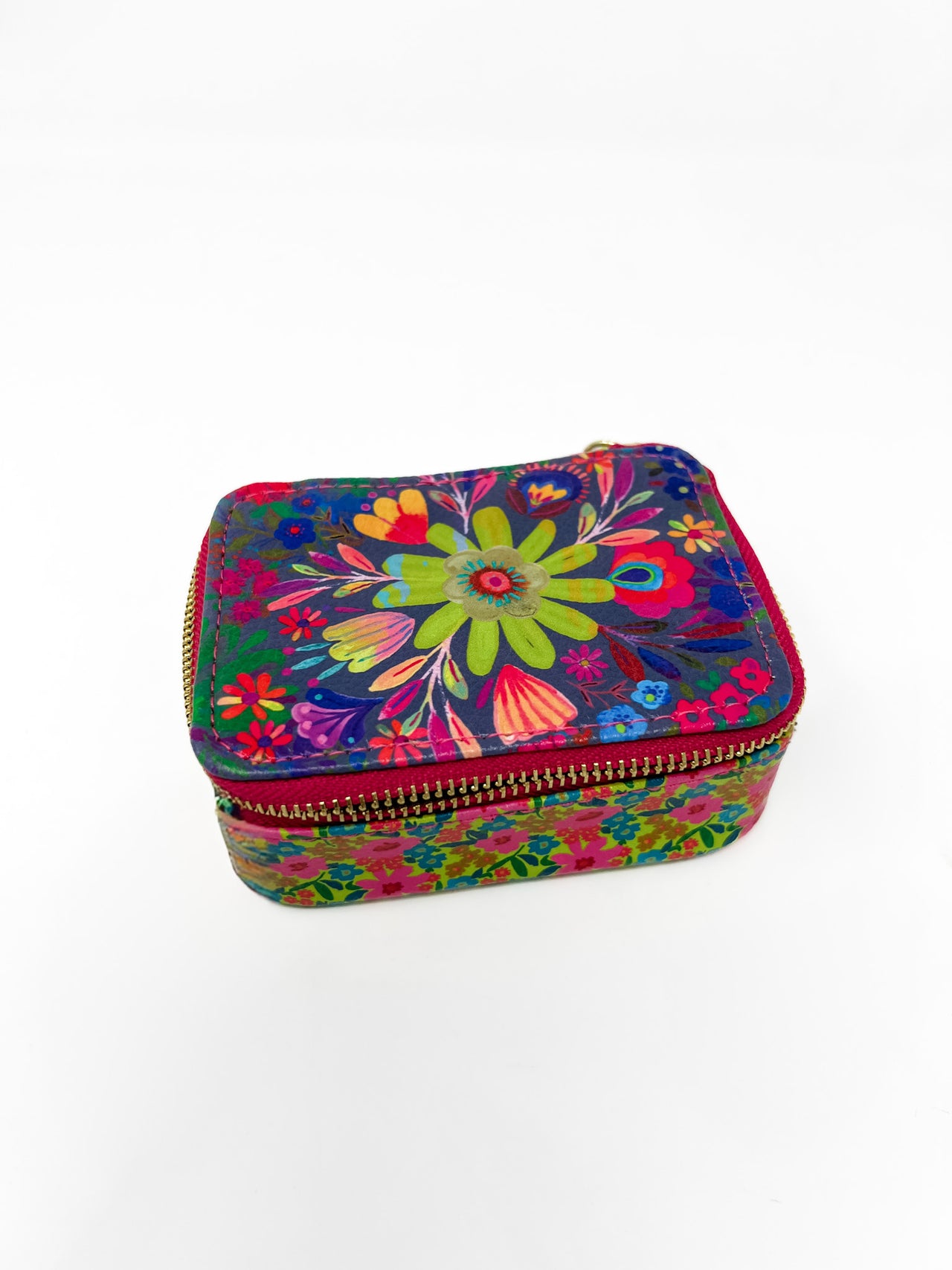 Getaway Daily Pill Case- Pink Neon Green