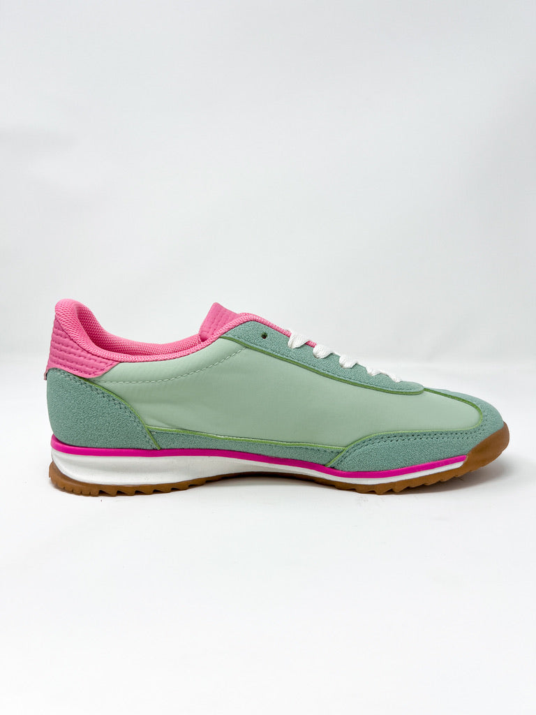 Toto Sneakers- Green/Pink