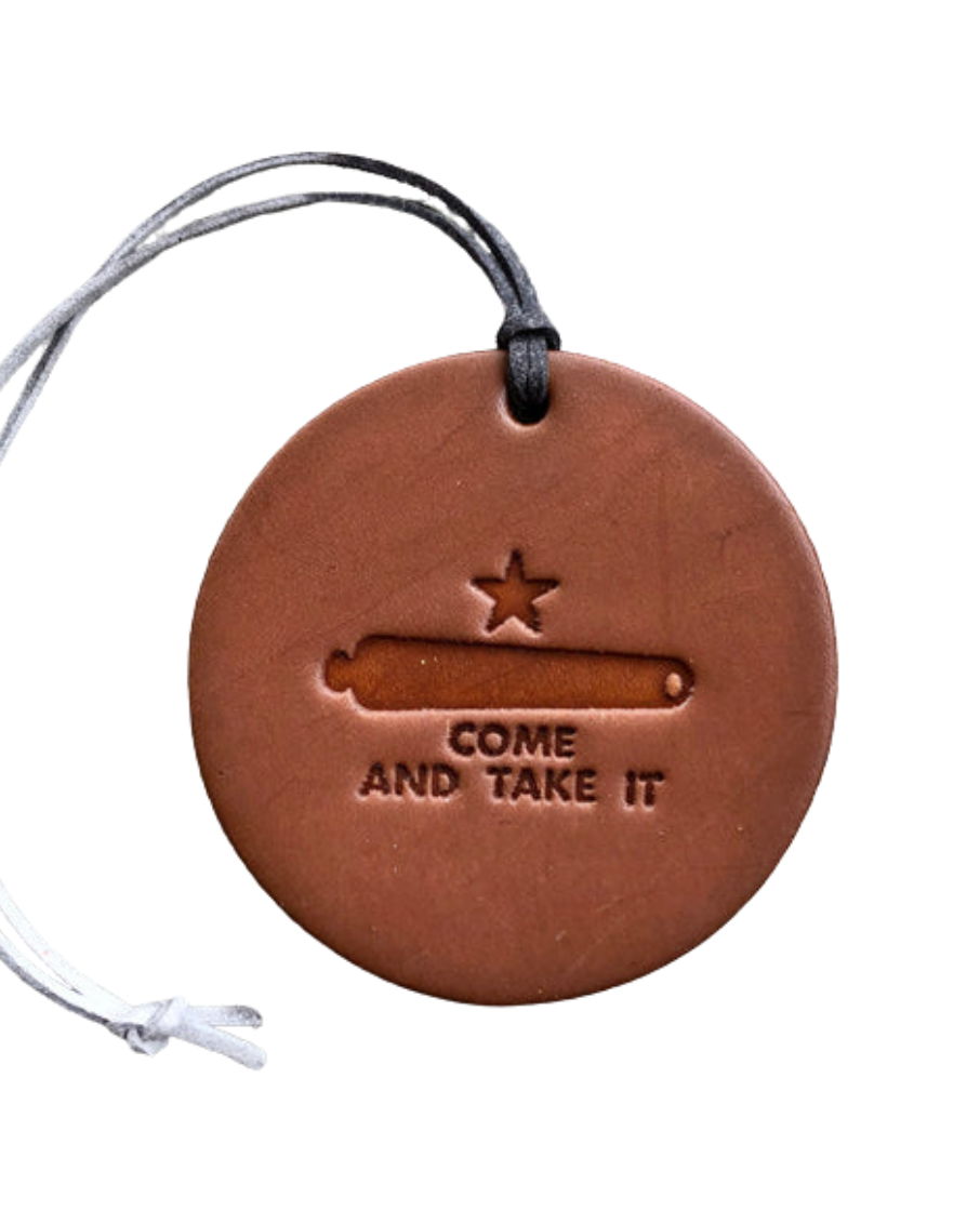 Round Come and Take It Car Scent- Mahogany Coconut