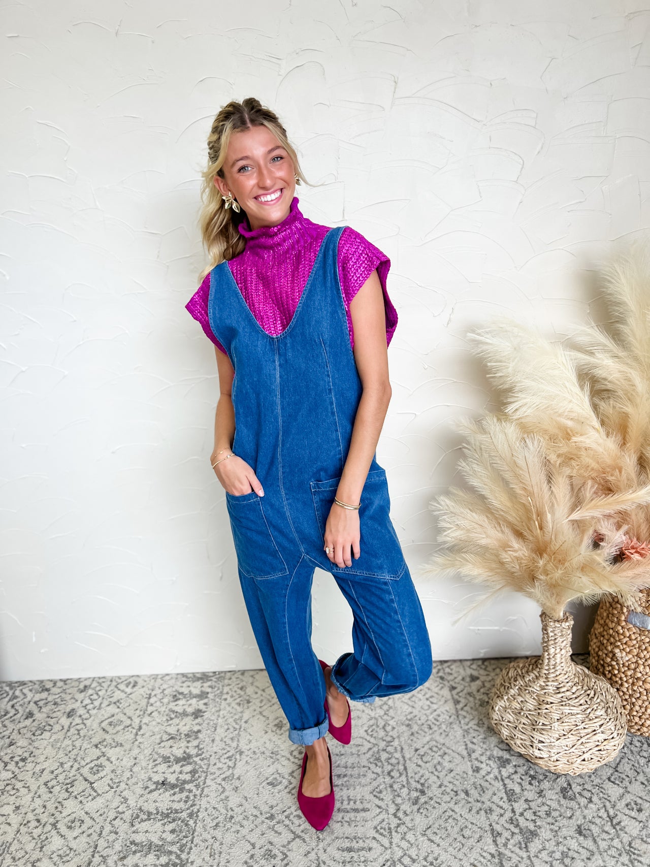 Free Your Mind Denim Jumpsuit