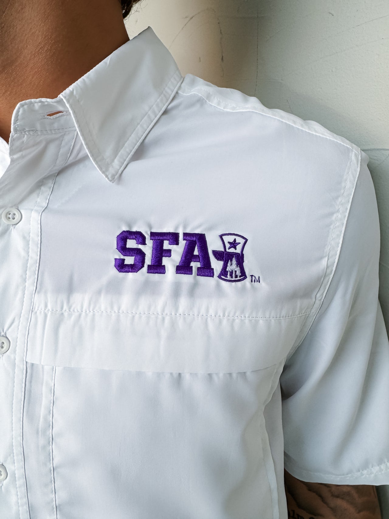 SFA Axe Embroidered Fishing Shirt