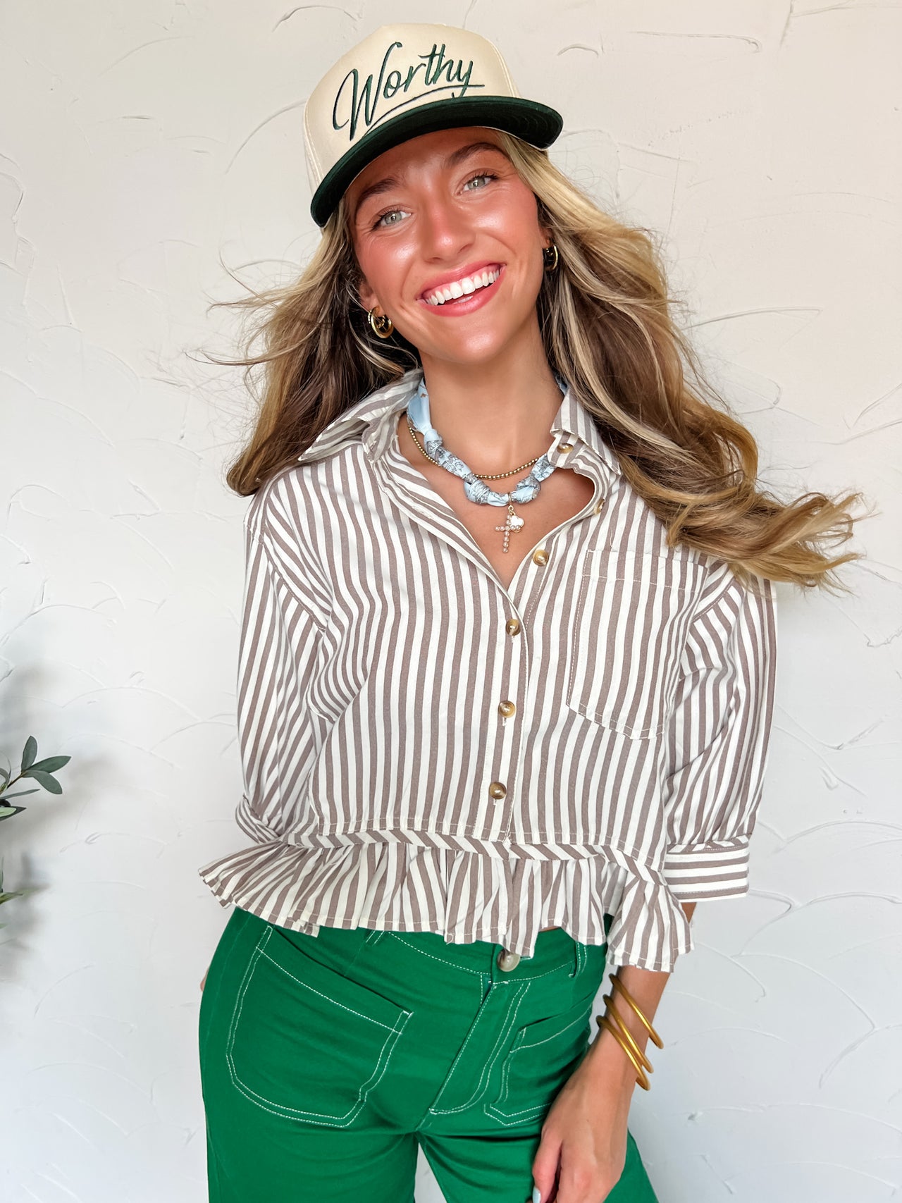 There She Goes Puff Sleeve Top