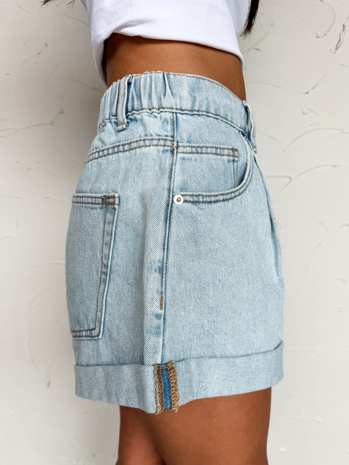 So True Slouchy Denim Shorts