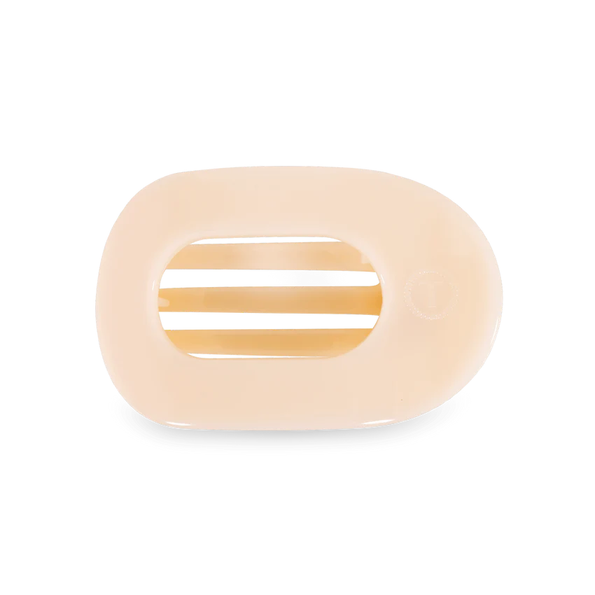Almond Beige Round Clip- Medium