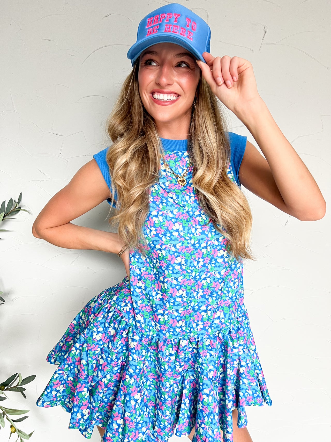 Dare To Indulge Fresh Floral Mini Dress